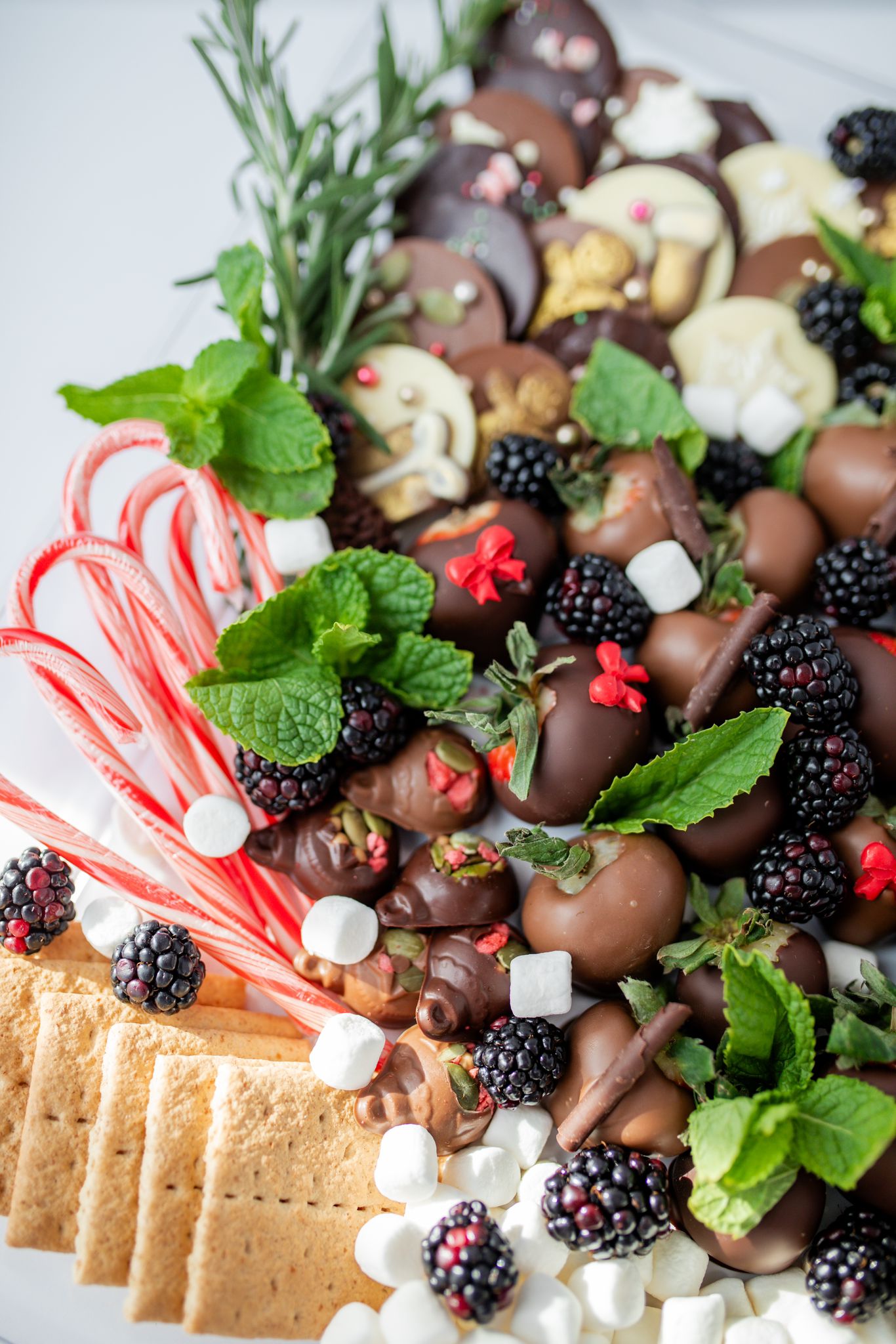 Holiday Chocolate Graze Board