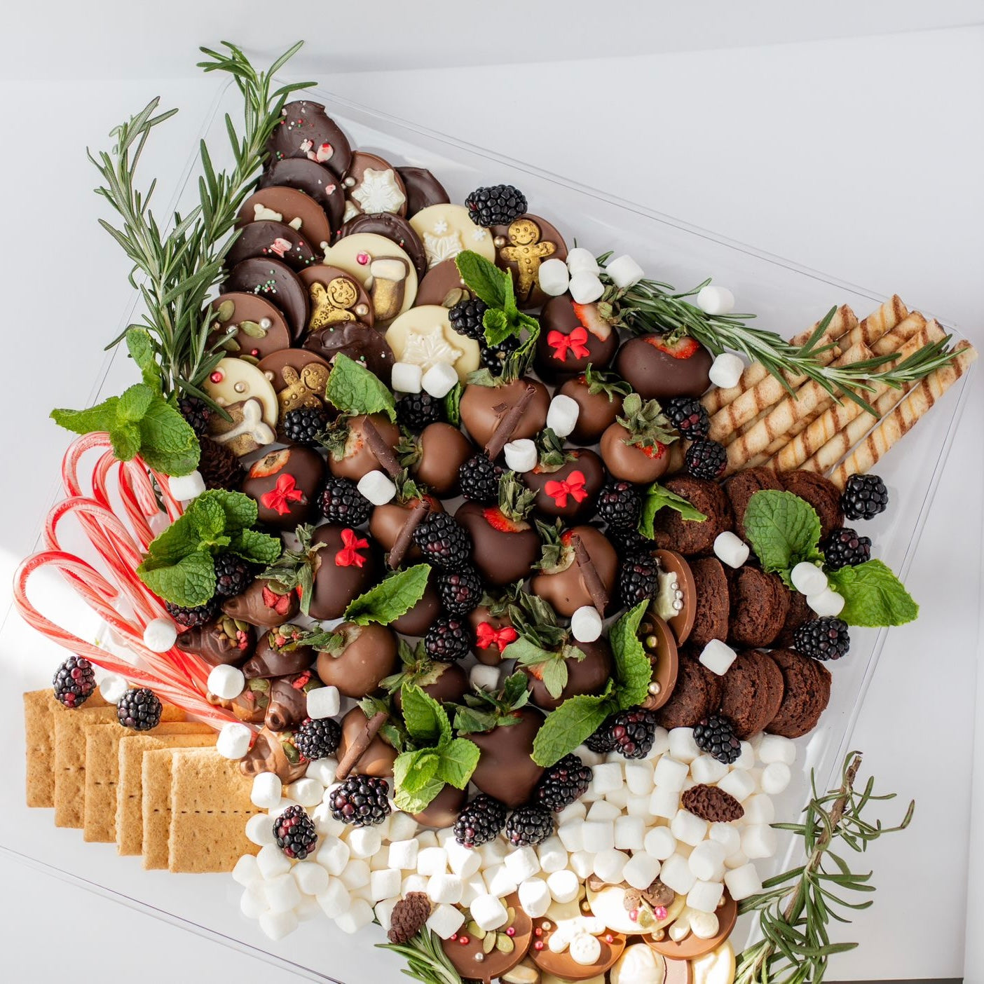 Holiday Chocolate Graze Board