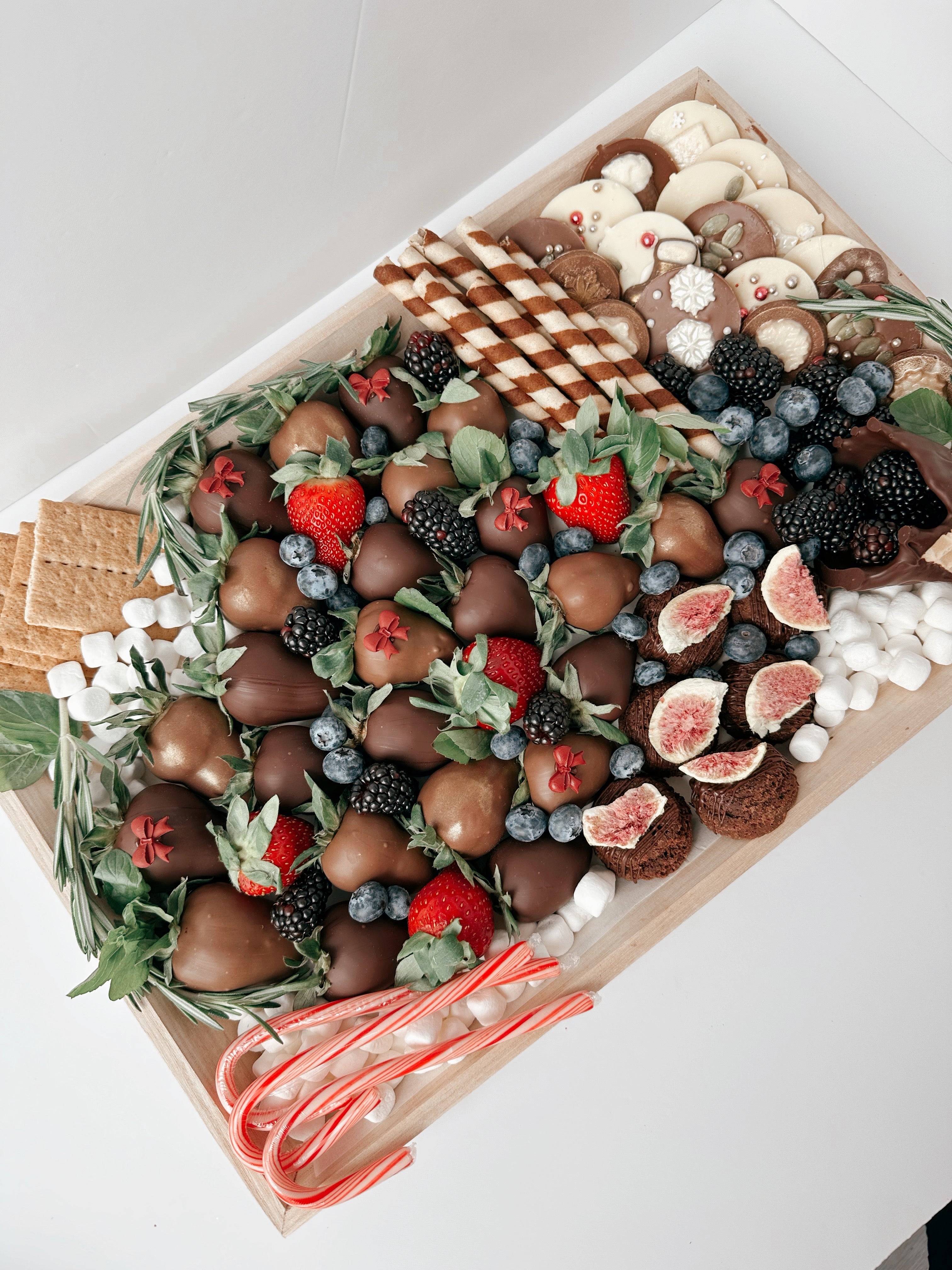 Holiday Chocolate Graze Board