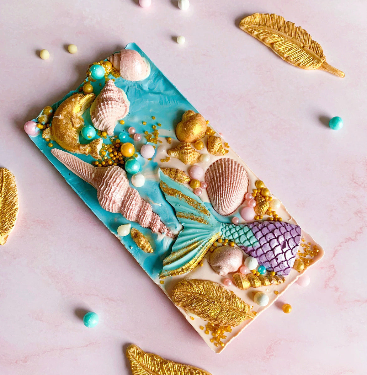 Mermaid Themed Chocolate Bars